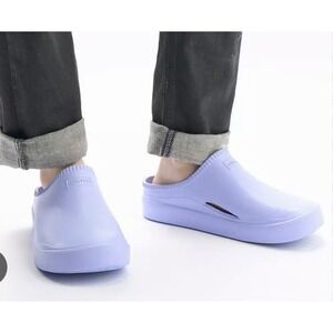 Hunter In/Out Bloom Algae Foam Clogs Purple‎ Size US 8 UK 6